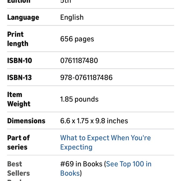 🤰🏻👶What to Expect When You're Expecting Book🤱🏽🧑🏼‍🍼 - Picture 4 of 4